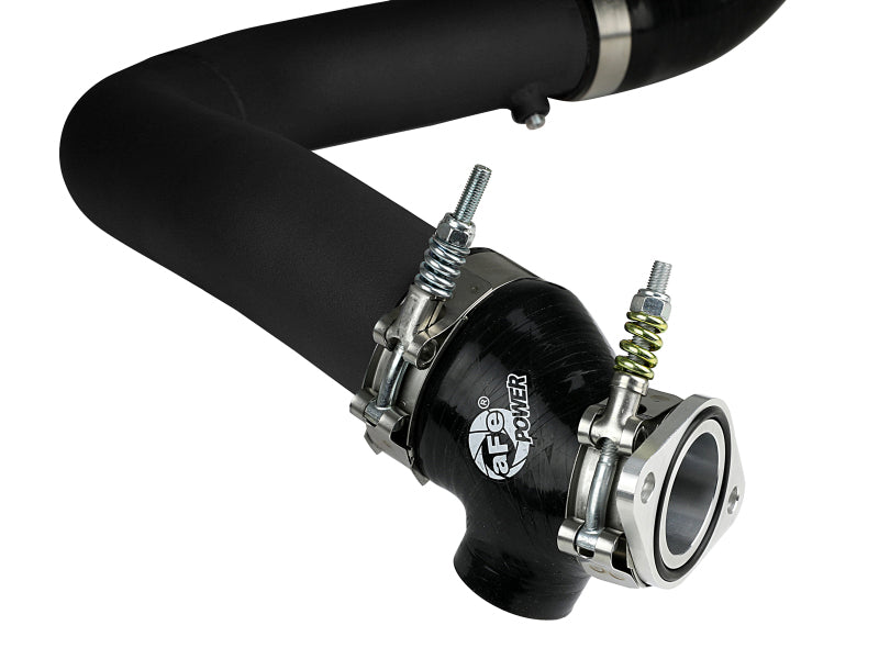 aFe BladeRunner 2.5in Aluminium Hot Side Charge Pipe 15-20 Subaru WRX 2.0T - Black-thumbmail-3