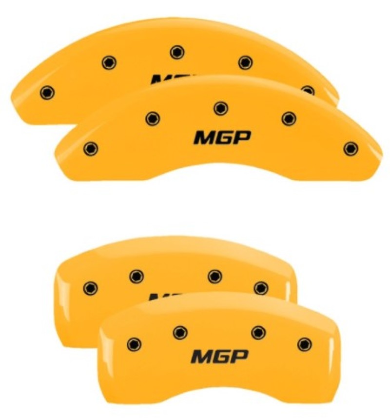 MGP 4 Caliper Covers Engraved Front & Rear MGP Yellow Finish Black Characters 2018 Kia Optima-thumbmail-2