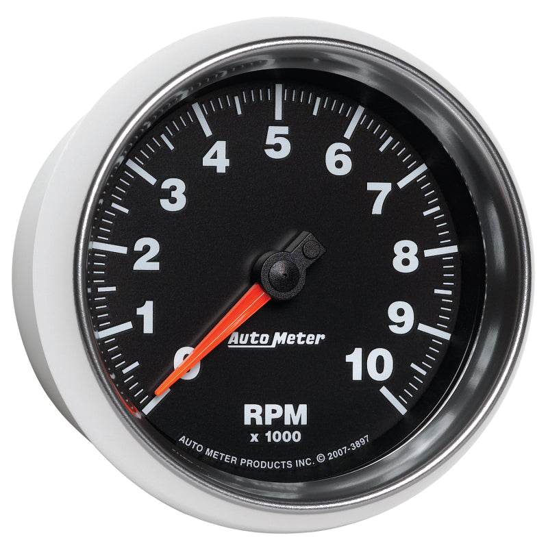 Autometer GS 3-3/8in 10000 RPM In-Dash Tachometer Gauge-thumbmail-3