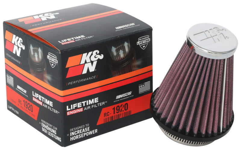 K&N Universal Clamp-On Air Filter 2-1/8in Flange 3-1/2in Base 2in Top 4in Height-thumbmail-10