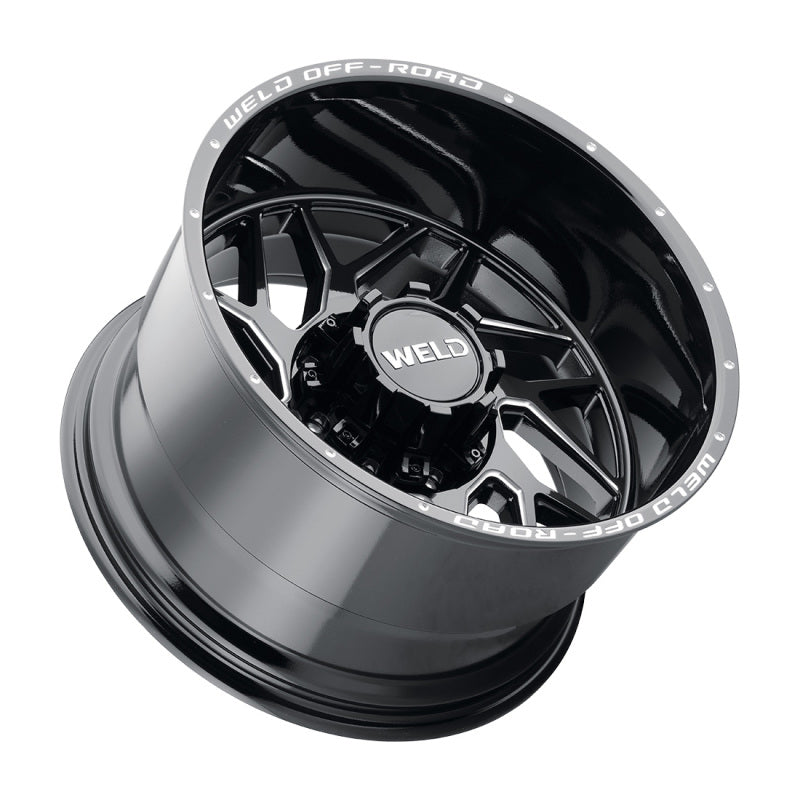 Weld Off-Road W117 20X9 Fulcrum 5X127 5X139.7 ET20 BS5.75 Gloss Black MIL 87.1-thumbmail-1