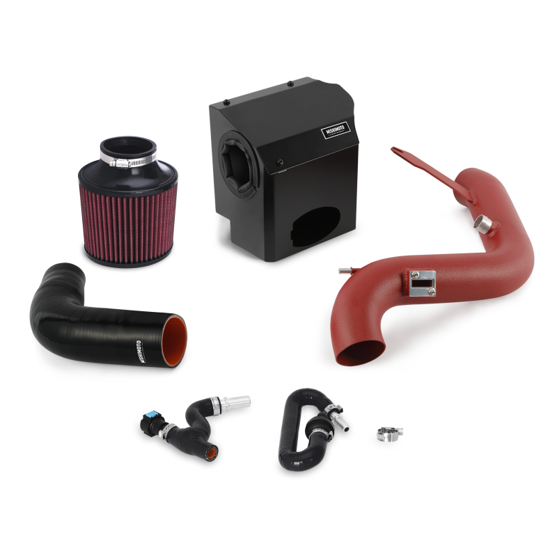 Mishimoto 2016 Ford Fiesta ST 1.6L Performance Air Intake Kit - Wrinkle Red-thumbmail-14