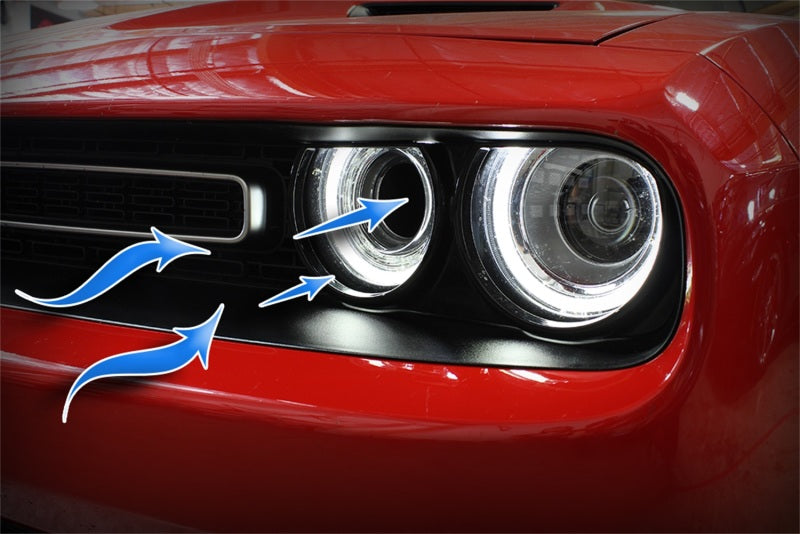 aFe Momentum GT Carbon Fiber Dynamic Air Scoop 15-18 Dodge Challenger V6-3.6L/V8-5.7L/6.4L HEMI-thumbmail-2