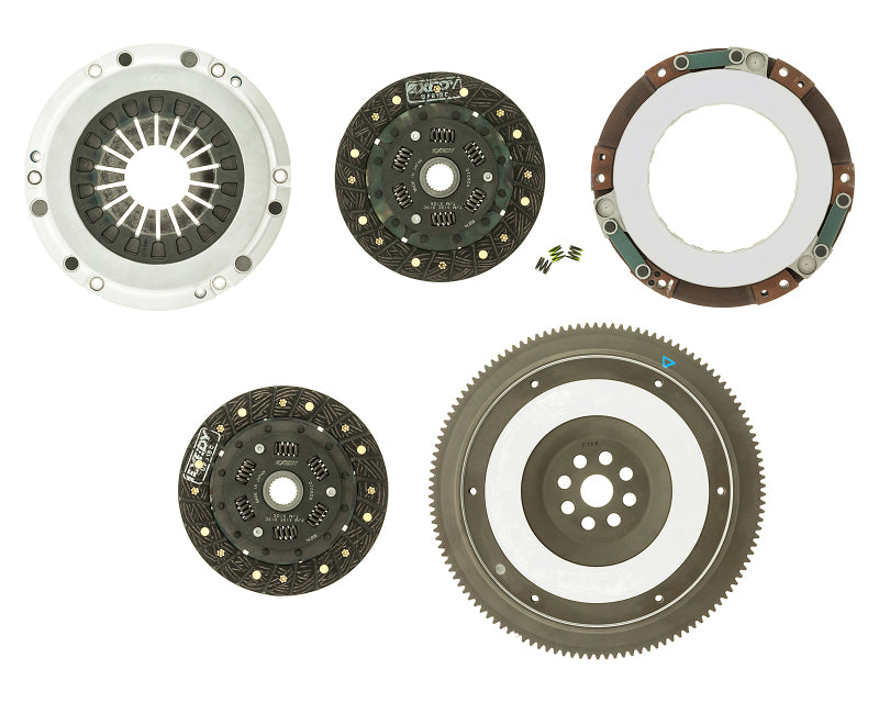 Exedy 1991-1996 Acura NSX V6 Hyper Twin Organic Clutch Strap Drive Type Sprung Center Disc-thumbmail-3