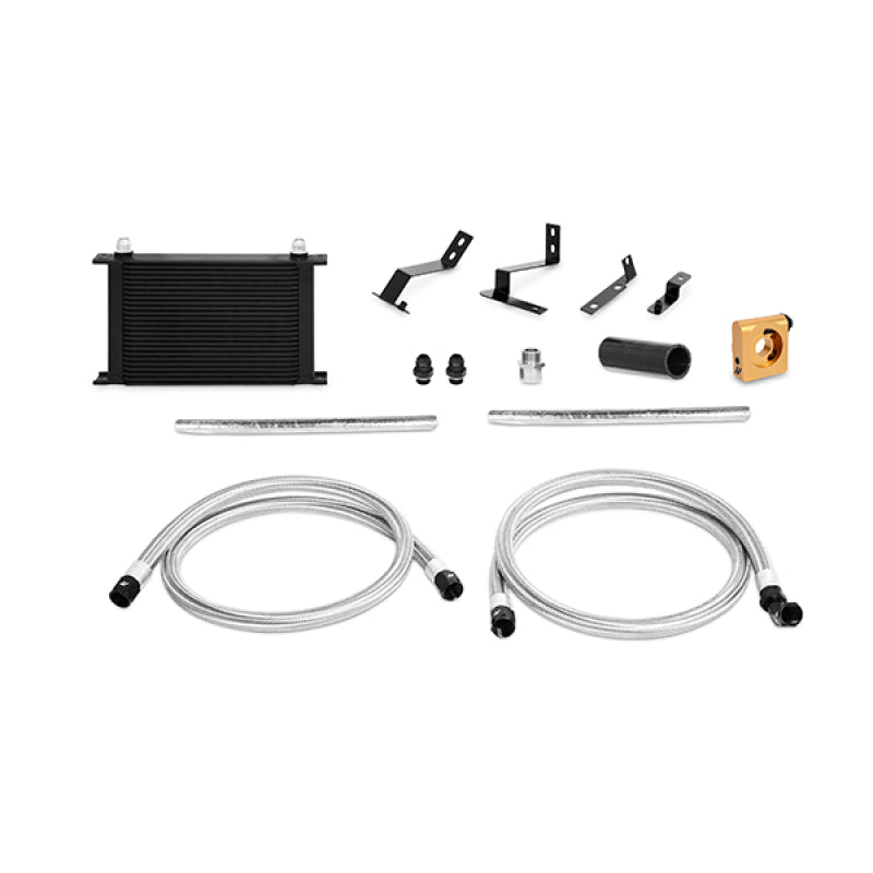 Mishimoto 2016+ Chevrolet Camaro 2.0t Thermostatic Oil Cooler Kit Black-thumbmail-1
