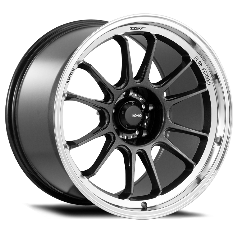 Konig Hypergram 18x9.5 5x114.3 ET25 Metallic Carbon w/ Machined Lip-thumbmail-1