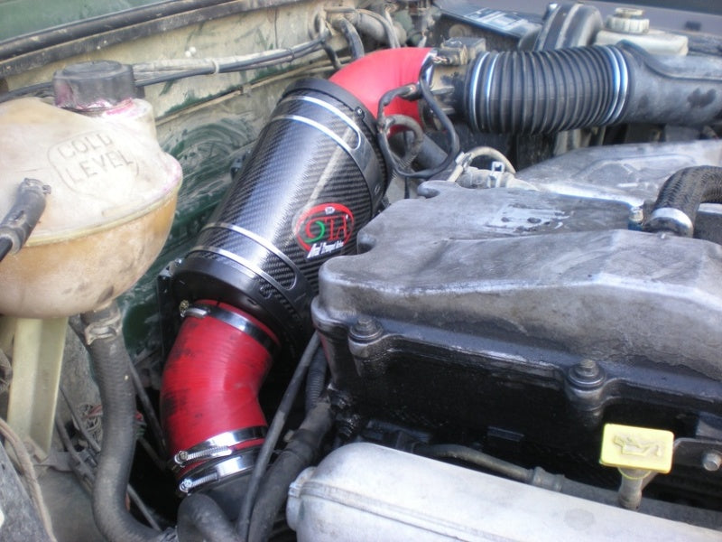 BMC 98-06 Land Rover Defender 2.5L TD5 Oval Trumpet Airbox Kit (Waterproof)-thumbmail-1