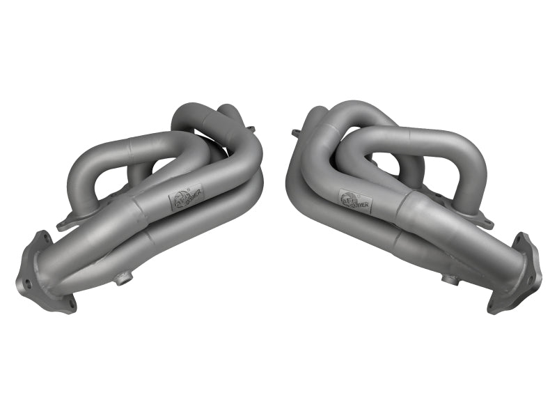 aFe Twisted 304SS Header 2020 Chevy Corvette (C8) 6.2L V8 - Titanium Ceramic Coated-thumbmail-5