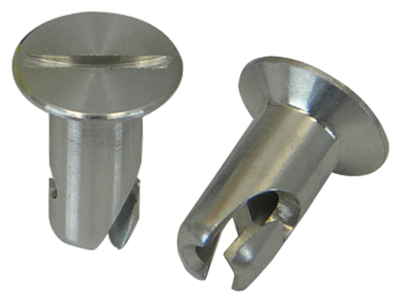Moroso Quick Fastener - Flush Head - 5/16in x .550in - Aluminum - 10 Pack-thumbmail-1
