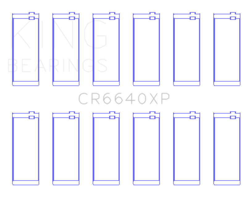 King BMW M20/M50 2.0L/2.5L/2.7L (Size STDX) Performance Rod Bearing Set-thumbmail-1
