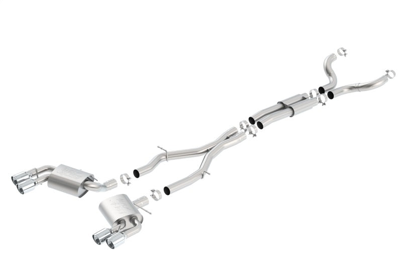 Borla Chevy 16-17 Camaro 6.2L ATAK Catback w/ Dual Tips (NPP) Dual Split Rear Exit-thumbmail-1