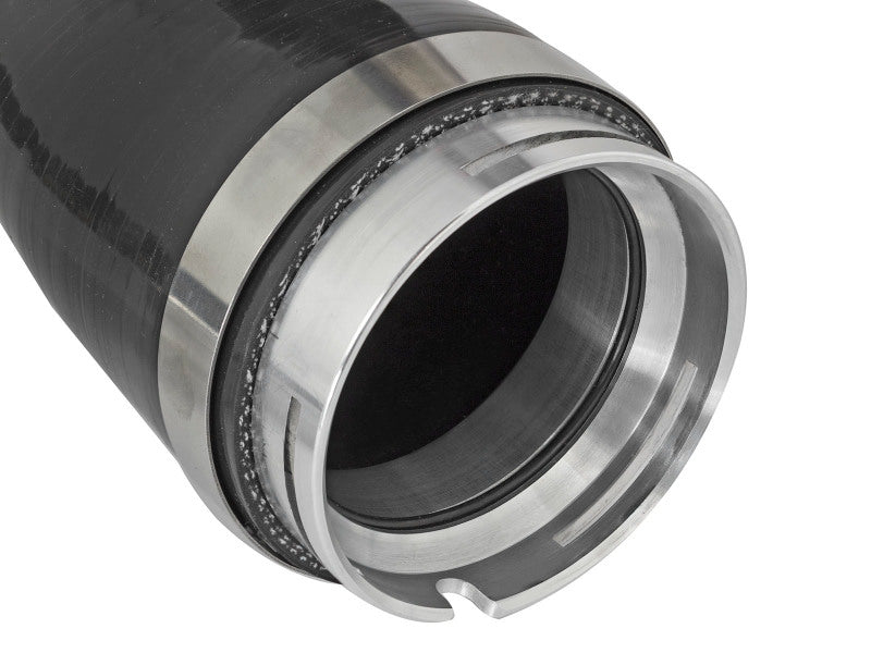 aFe BladeRunner 2.5in Black IC Tube Hot Side w/ Coupling & Clamp Kit 2016 GM Colorado/Canyon 2.8L-thumbmail-4