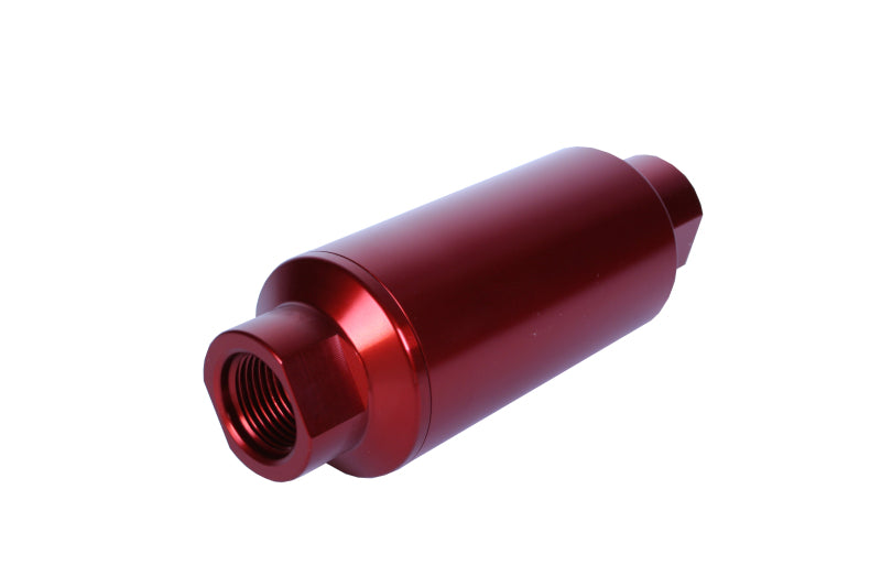 Aeromotive In-Line Filter - (AN-10) 10 Micron Microglass Element Red Anodize Finish-thumbmail-3