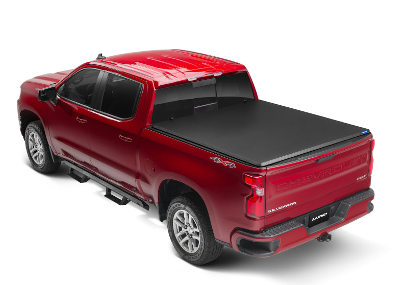 Lund 15-17 Chevy Colorado Fleetside (6ft. Bed) Hard Fold Tonneau Cover - Black-thumbmail-3