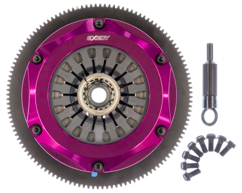Exedy 2004-2014 Subaru Impreza WRX STI H4 Hyper Triple Cerametallic Clutch Rigid Disc Pull Type-thumbmail-2