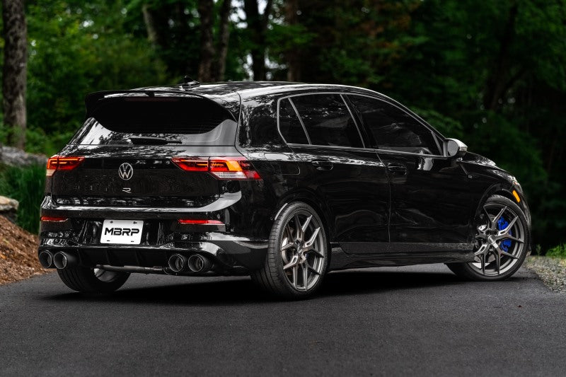 MBRP 2022 Volkswagon Golf R MK8 3in Cat-Back Quad Split Rear Valve Delete Exhaust-thumbmail-4