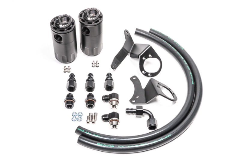 Radium Engineering Dual Catch Can Kit 2011-2014 Mustang GT Fluid Lock-thumbmail-1