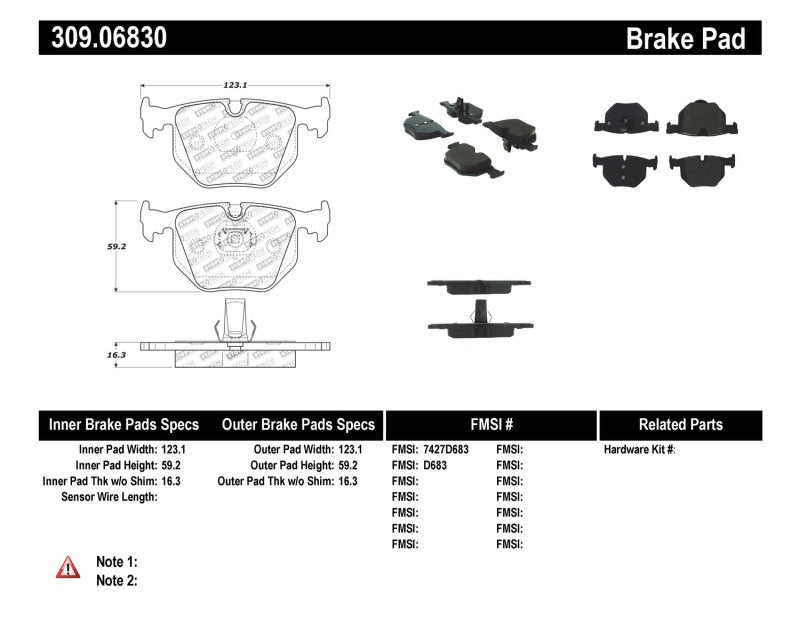 StopTech Performance 01-07 BMW M3 E46 / 00-04 M5 / 04-09 X3 / 00-06 X5 / 1/06-09 Z4 / 9/00-07 330 /-thumbmail-5