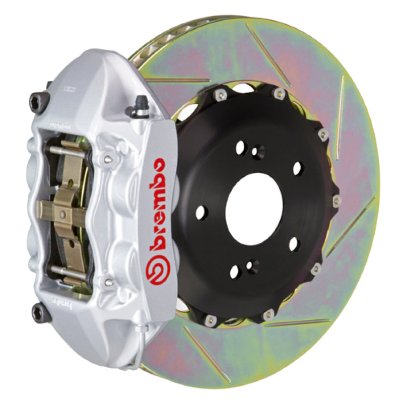 Brembo 07-15 TT 3.2L/09-15 TTS/12-13 TT RS Rr GT BBK 4Pist Cast 328x28 2pc Rotor Slot Type1-Silver-thumbmail-1