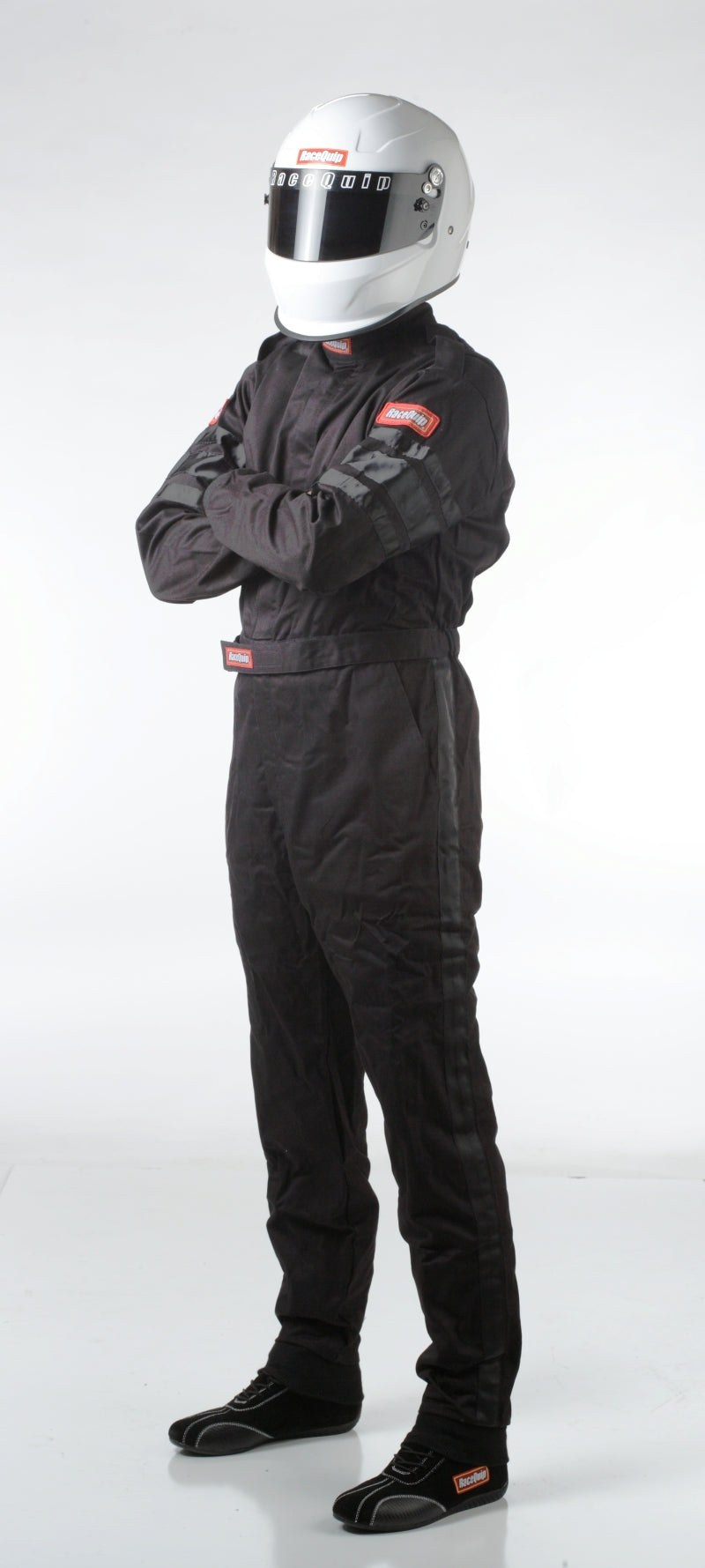 RaceQuip Black SFI-1 1-L Suit - Medium-thumbmail-1