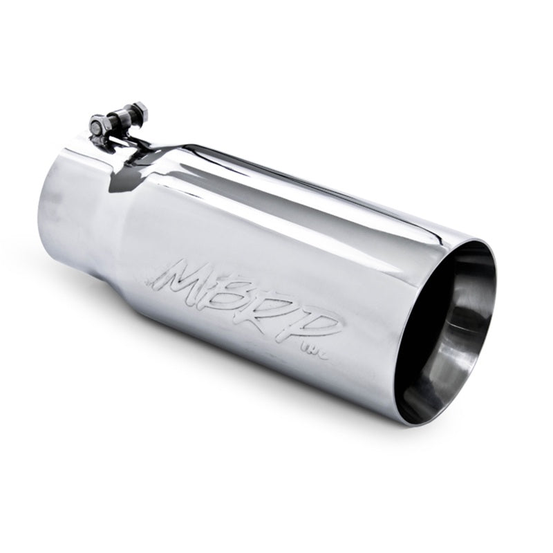 MBRP Universal Tip 5 O.D. Dual Wall Straight 4 inlet 12 length-thumbmail-2