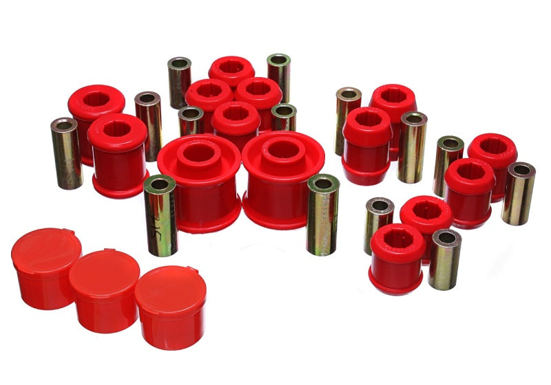 Energy Suspension 12-16 VW Passat / 07-16 VW EOS (1F) Rear Control Arm Bushing Set - Red-thumbmail-1