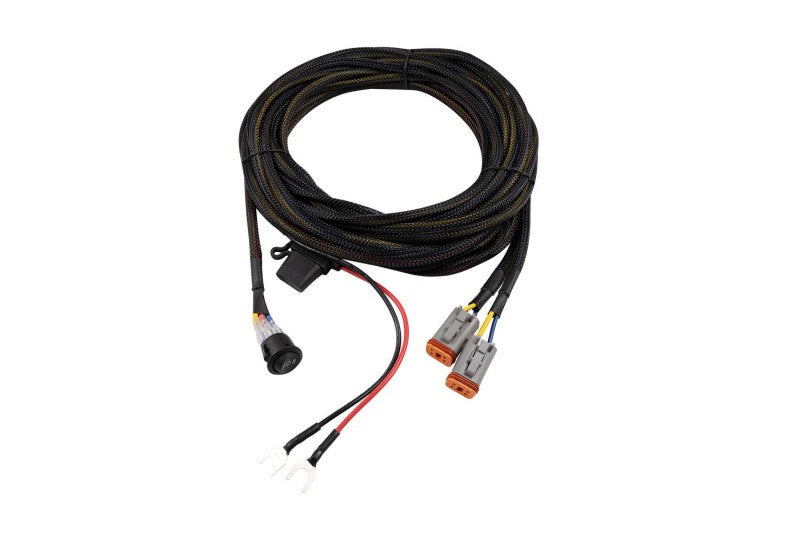 Diode Dynamics Light Duty Dual Output 3-way 4-pin Wiring Harness-thumbmail-1