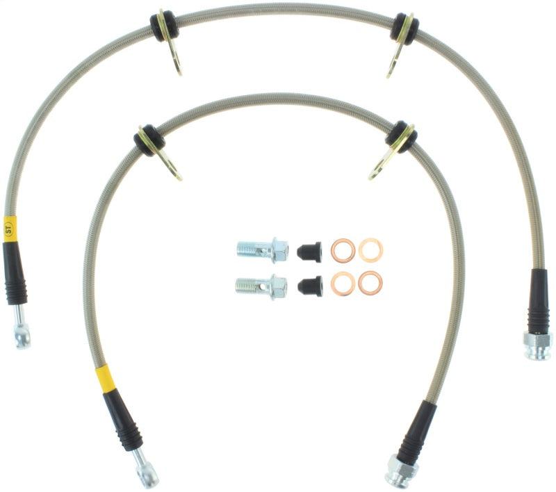StopTech 91-05 Acura NSX Front SS Brake Lines-thumbmail-4