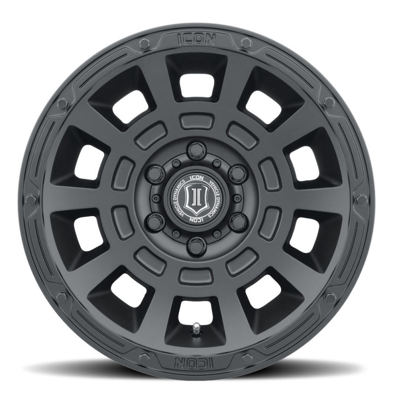 ICON Thrust 17x8.5 6x120 0mm Offset 4.75in BS Satin Black Wheel-thumbmail-2