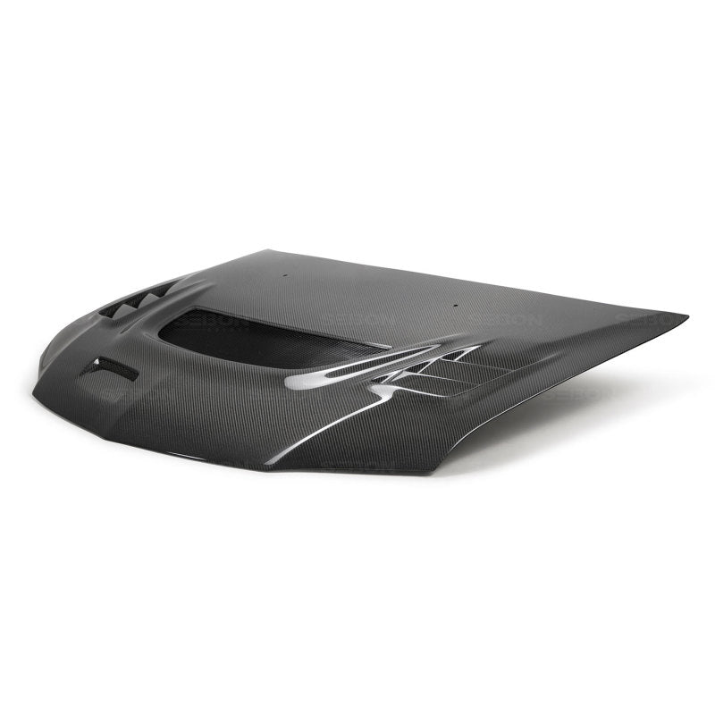 Seibon 03-07 Mitsubishi Evo 8 & 9 CW Carbon Fiber Hood-thumbmail-5