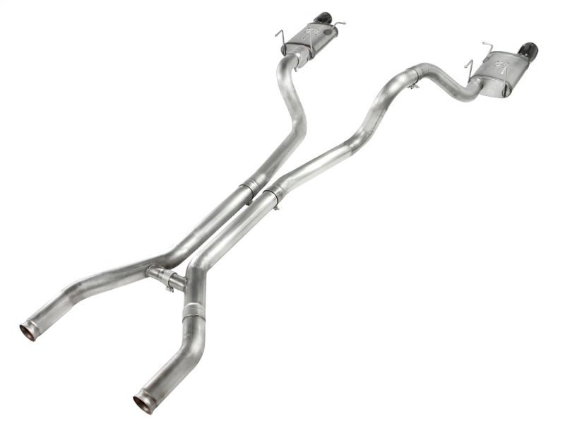 aFe MACHForce XP Cat-Back Exhaust 3in SS w/ Black Tips 11-14 Ford Mustang GT V8 5.0L-thumbmail-2