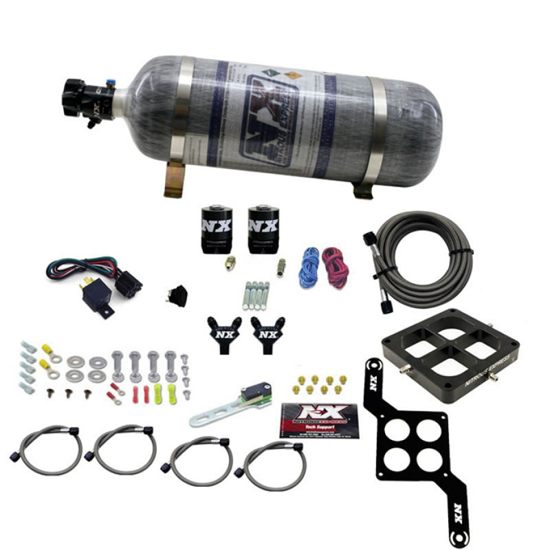 Nitrous Express Dominator Billet Crossbar Stage 6 Nitrous Kit (50-300HP) w/Composite Bottle-thumbmail-1