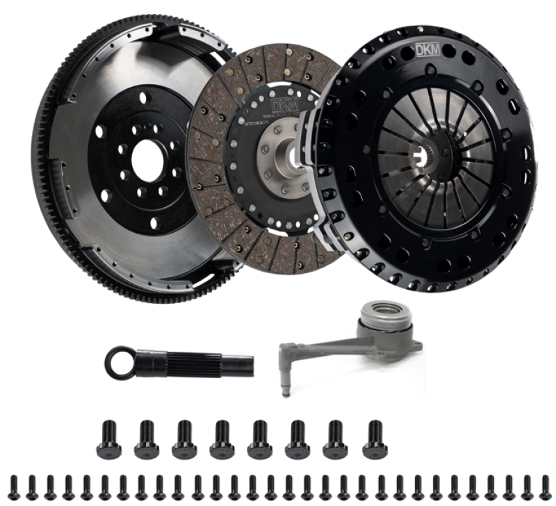 DKM Clutch 2.0 VW/Audi A3 FSI 6 Bolt Motor MS Twin Disc Clutch w/Steel Flywheel (660 ft/lbs Torque)-thumbmail-2