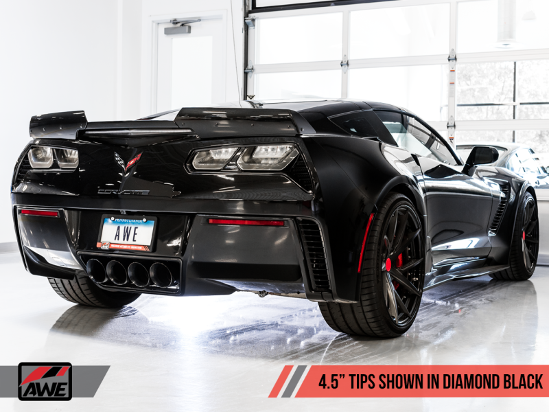 AWE Tuning 14-19 Chevy Corvette C7 Z06/ZR1 Touring Edition Axle-Back Exhaust w/Black Tips-thumbmail-3