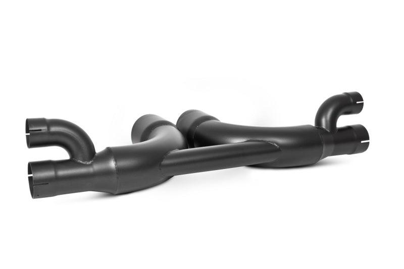 MBRP 14-15 Porsche GT3/GT3RS 3in Center Muffler Bypass 4in Tips - Black Coated-thumbmail-10