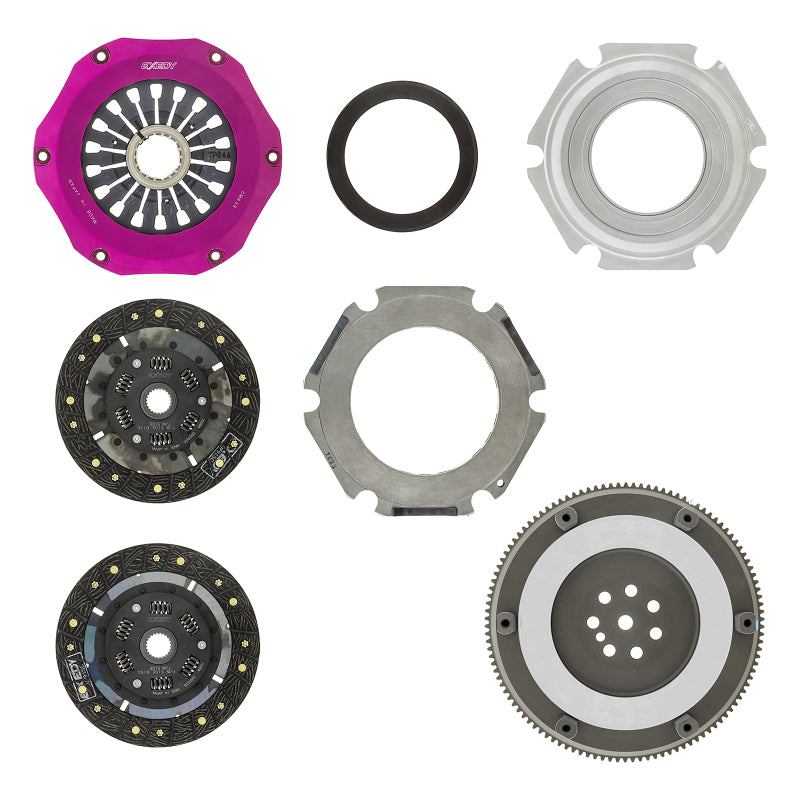Exedy 96-06 Mitsubishi Evo 4-9 4G63T 2.0L Twin-Organic Clutch Kit-thumbmail-2