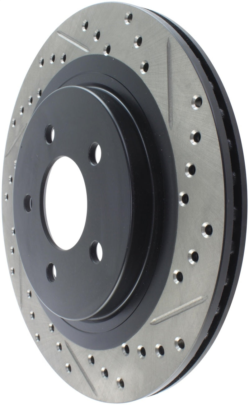 StopTech 05-10 Ford Mustang Slotted & Drilled Left Rear Rotor-thumbmail-6