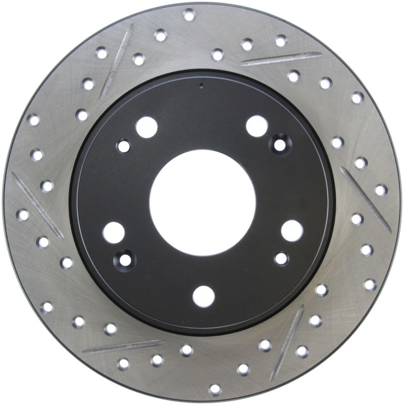 StopTech 04-08 Acura TSX / 03-07 Honda Accord SportStop Slotted & Drilled Right Rear Rotor-thumbmail-3
