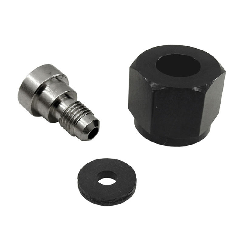 Nitrous Express 4AN Bottle Nipple and Nut for CO2 Valve (Incl Gasket)-thumbmail-2