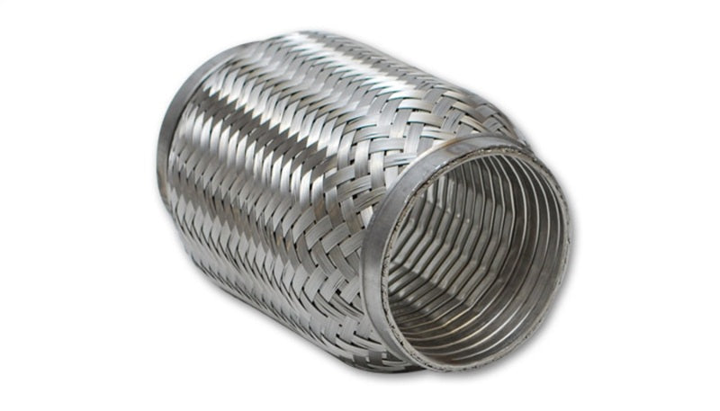 Vibrant SS Turbo FLEX Coupling with Interlock Liner 3.5in inlet/outlet x 8in long-thumbmail-1
