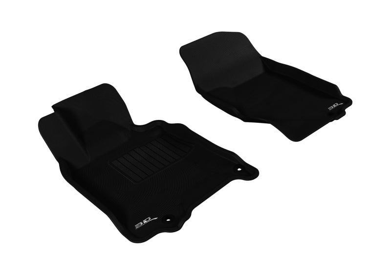 3D MAXpider 2007-2015 Infiniti Q40/Q60/G35/37 Kagu 1st Row Floormat - Black-thumbmail-1