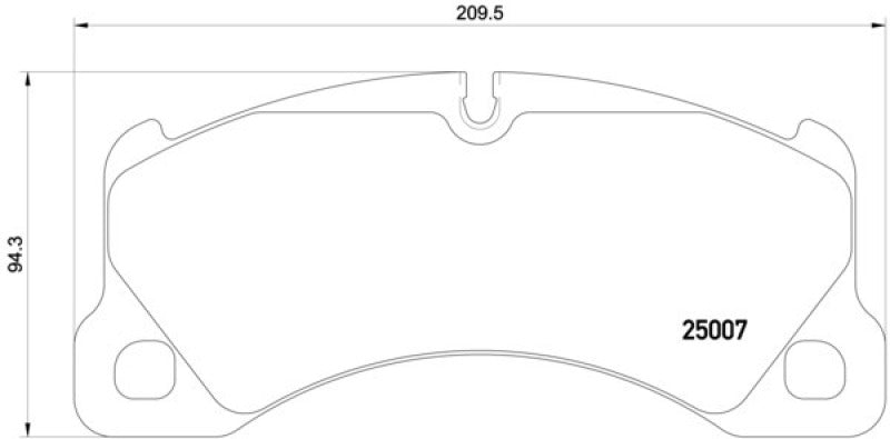 Hella 2012+ Porsche Cayenne 958 Front Brake Pad Set-thumbmail-7