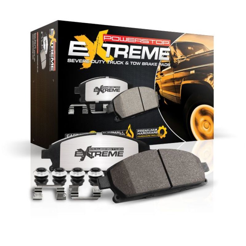 Power Stop 01-02 Ford E-450 Super Duty Front or Rear Z36 Truck & Tow Brake Pads w/Hardware-thumbmail-2
