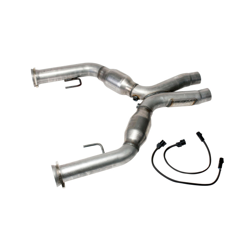 BBK 05-10 Mustang 4.6 Short Mid X Pipe With Catalytic Converters 2-3/4 For BBK Long Tube Headers-thumbmail-2