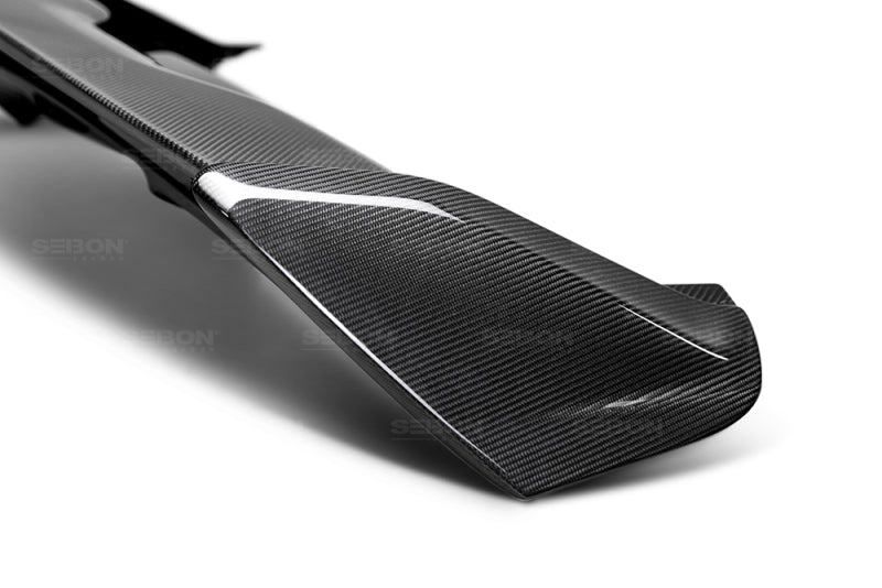 Seibon 2015-2017 Ford Focus ST/RS Hatchback Carbon Fiber Rear Spoiler (3rd Brake Light Not Included)-thumbmail-10