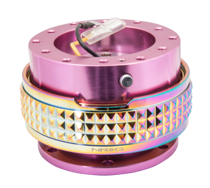 NRG Quick Release Kit - Pyramid Edition - Pink Body / Neochrome Pyramid Ring-thumbmail-2