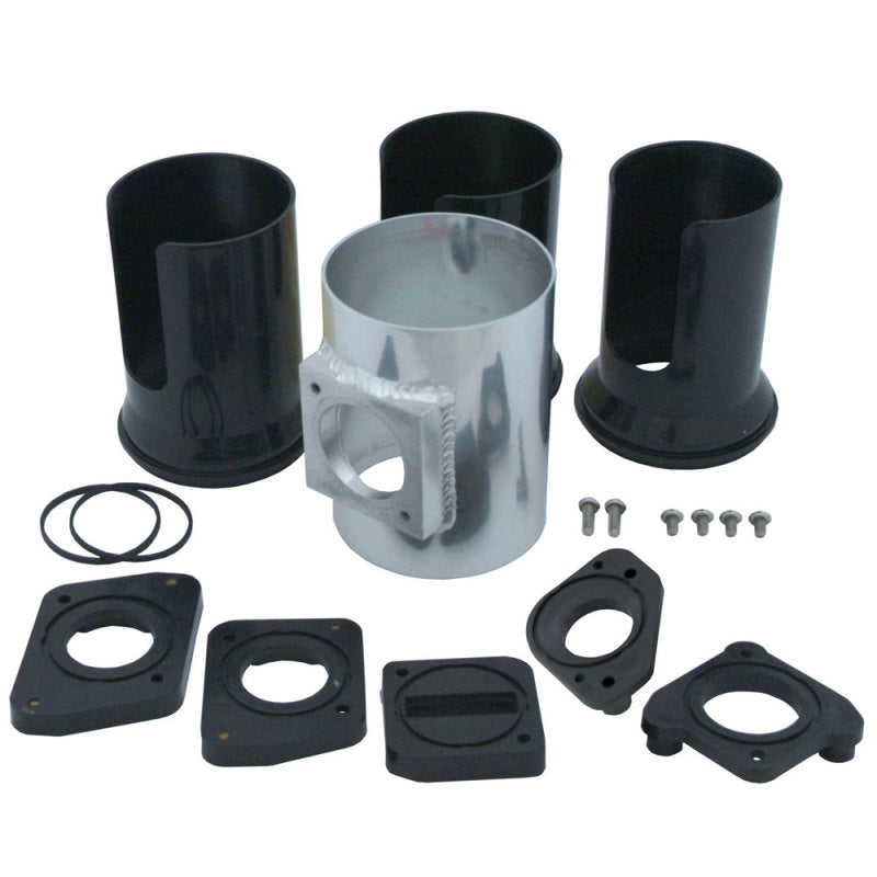 Spectre Mass Air Flow Sensor Adapter Kit (3in.) - Aluminum-thumbmail-2