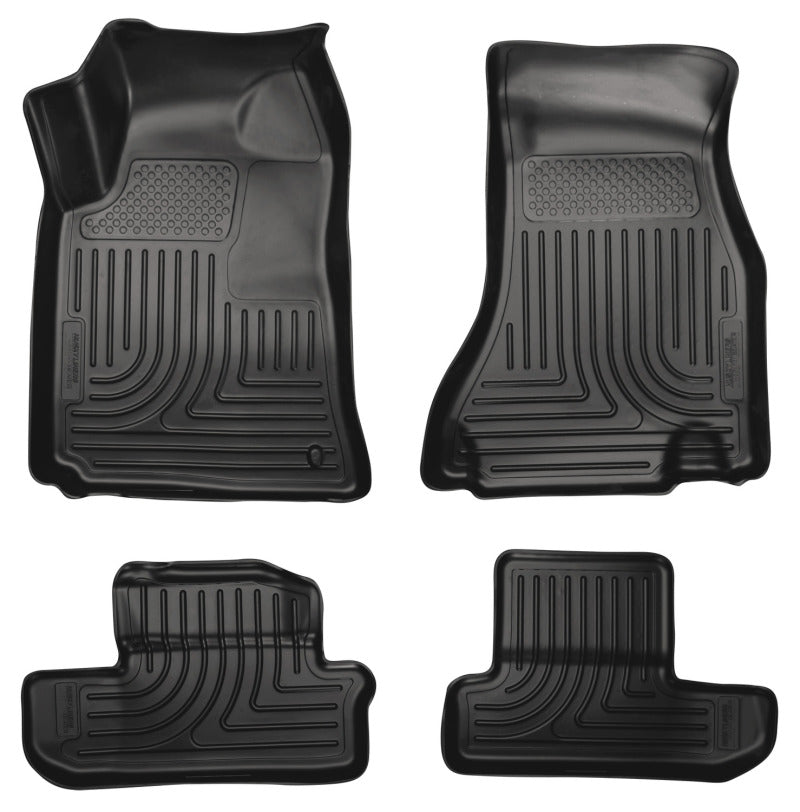 Husky Liners 08-12 Dodge Challenger WeatherBeater Combo Black Floor Liners-thumbmail-2
