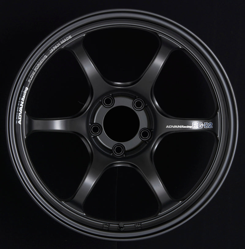 Advan RG-D2 17x9.0 +35 5-114.3 Semi Gloss Black Wheel-thumbmail-2