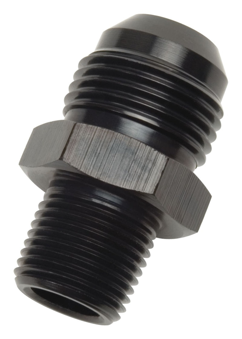 Russell Performance -4 AN to 1/8in NPT Straight Flare to Pipe (Black)-thumbmail-3